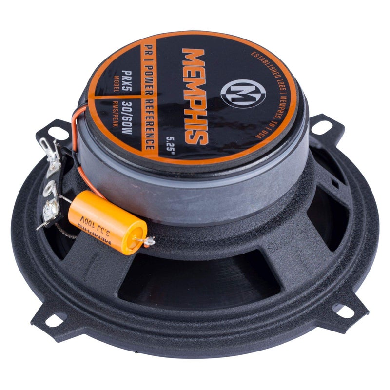 Memphis Audio PRX5 Power Reference Series 5.25" 2-Way Coaxial Speakers with Swivel Tweeters - Pair - Image 3
